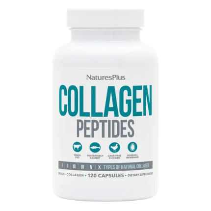Nature’s Plus Collagen Peptides – 120 Capsules